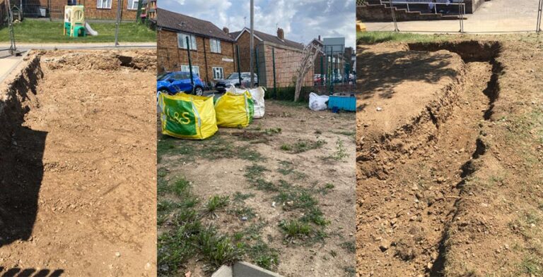View of Removal of 120 Tonnes of Asbestos-Contaminated Soil