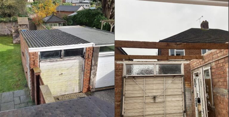 Photo inspiration: Visual Reference: Removal Of An Asbestos Garage Roof In Cosham